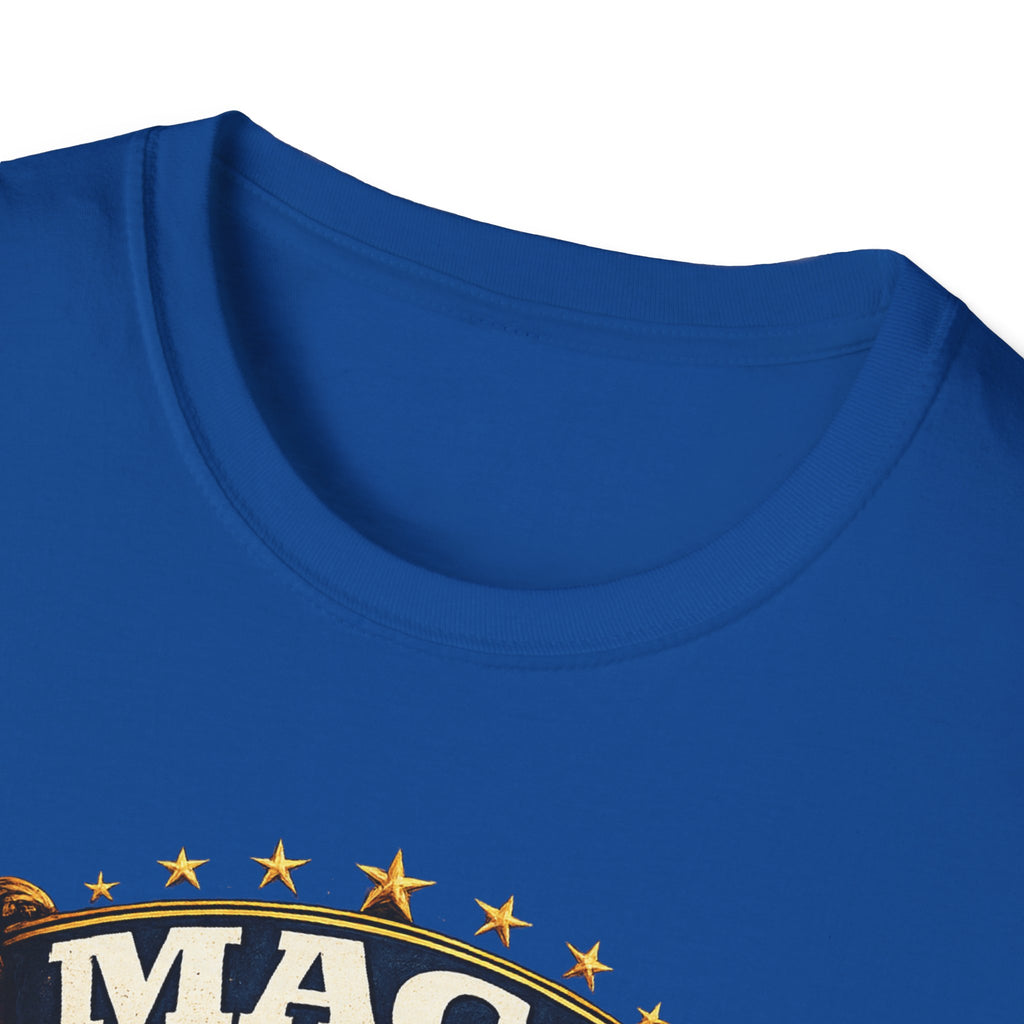 MAGA Patriotic Political T-Shirt — 'MAGA' Flag Emblem Tee