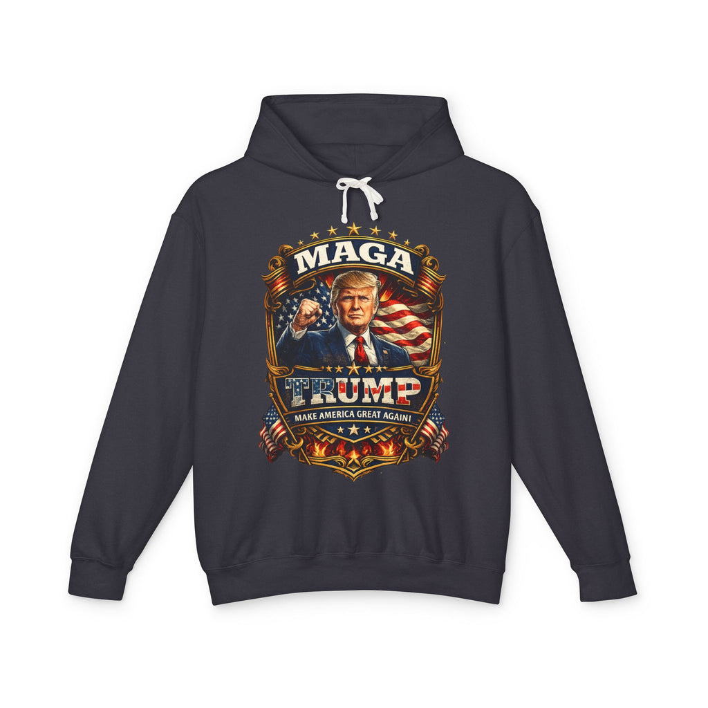 MAGA Trump Patriotic Hoodie — Make America Great Again Graphic Pullover