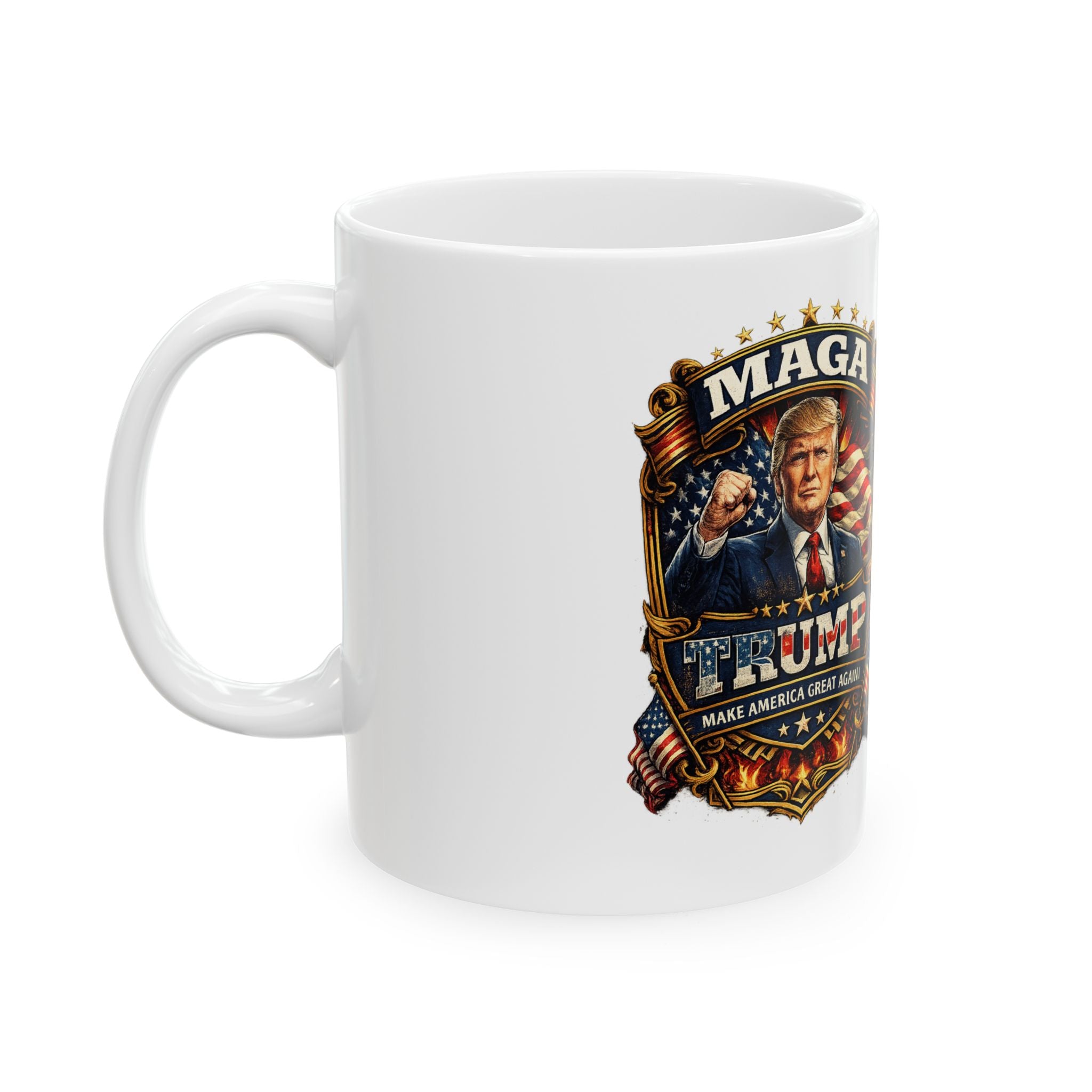 Ceramic Mug - Patriotic MAGA 2026 Campaign Coffee Cup
