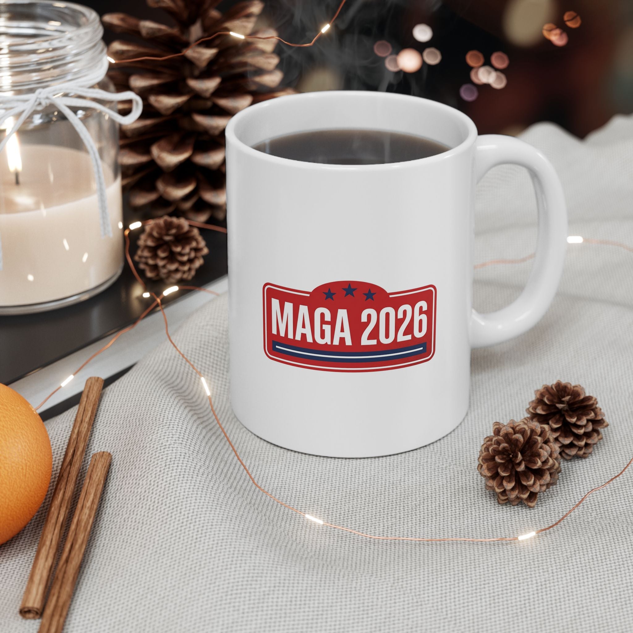Ceramic Mug - Patriotic MAGA 2026 Campaign Coffee Cup