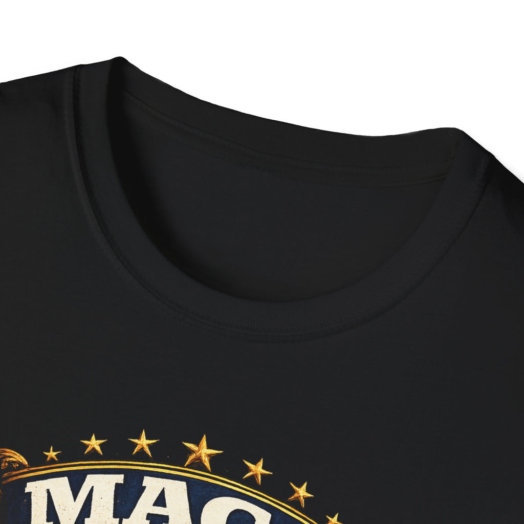 MAGA Patriotic Political T-Shirt — 'MAGA' Flag Emblem Tee