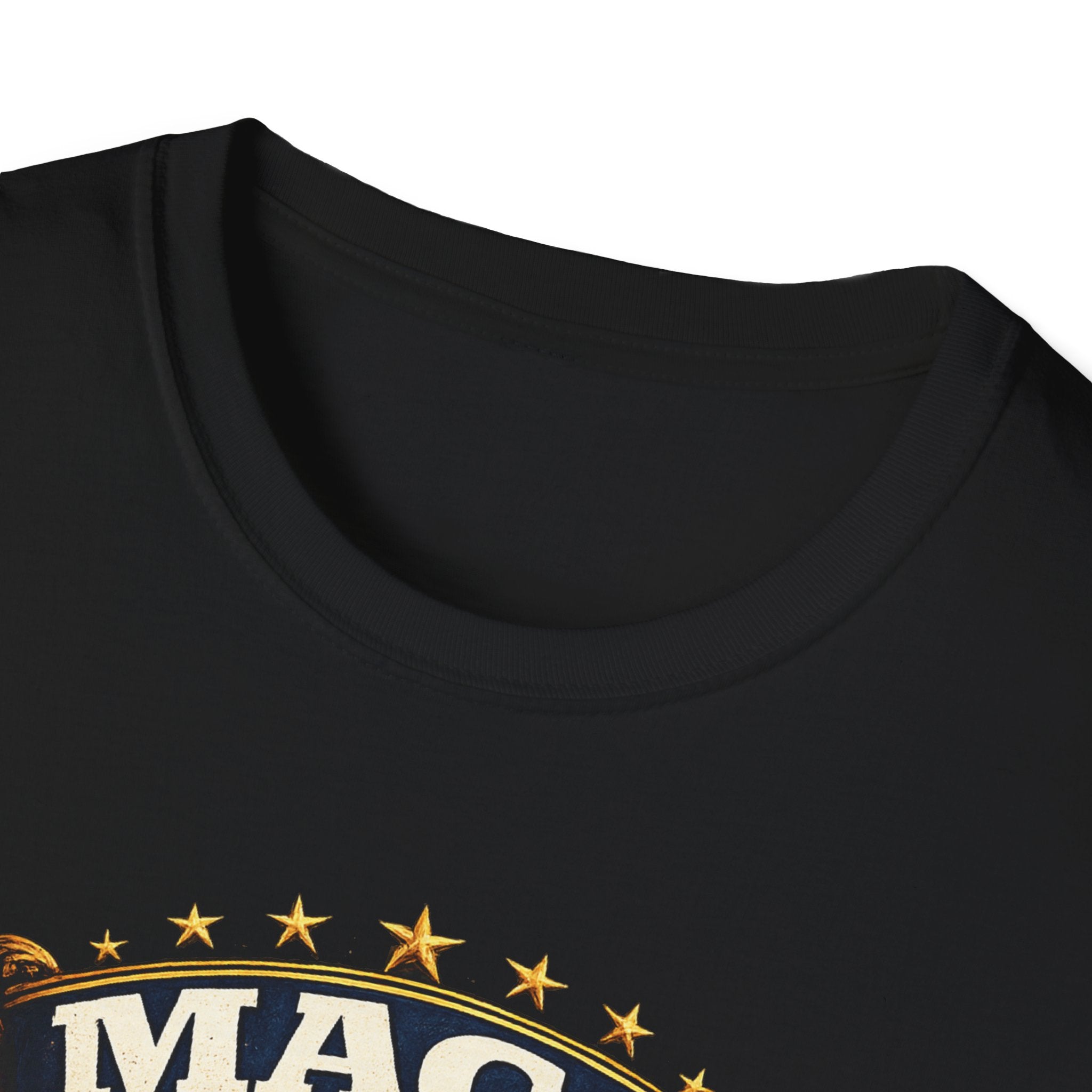 MAGA Patriotic Political T-Shirt — 'MAGA' Flag Emblem Tee