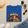 MAGA Patriotic Political T-Shirt — 'MAGA' Flag Emblem Tee