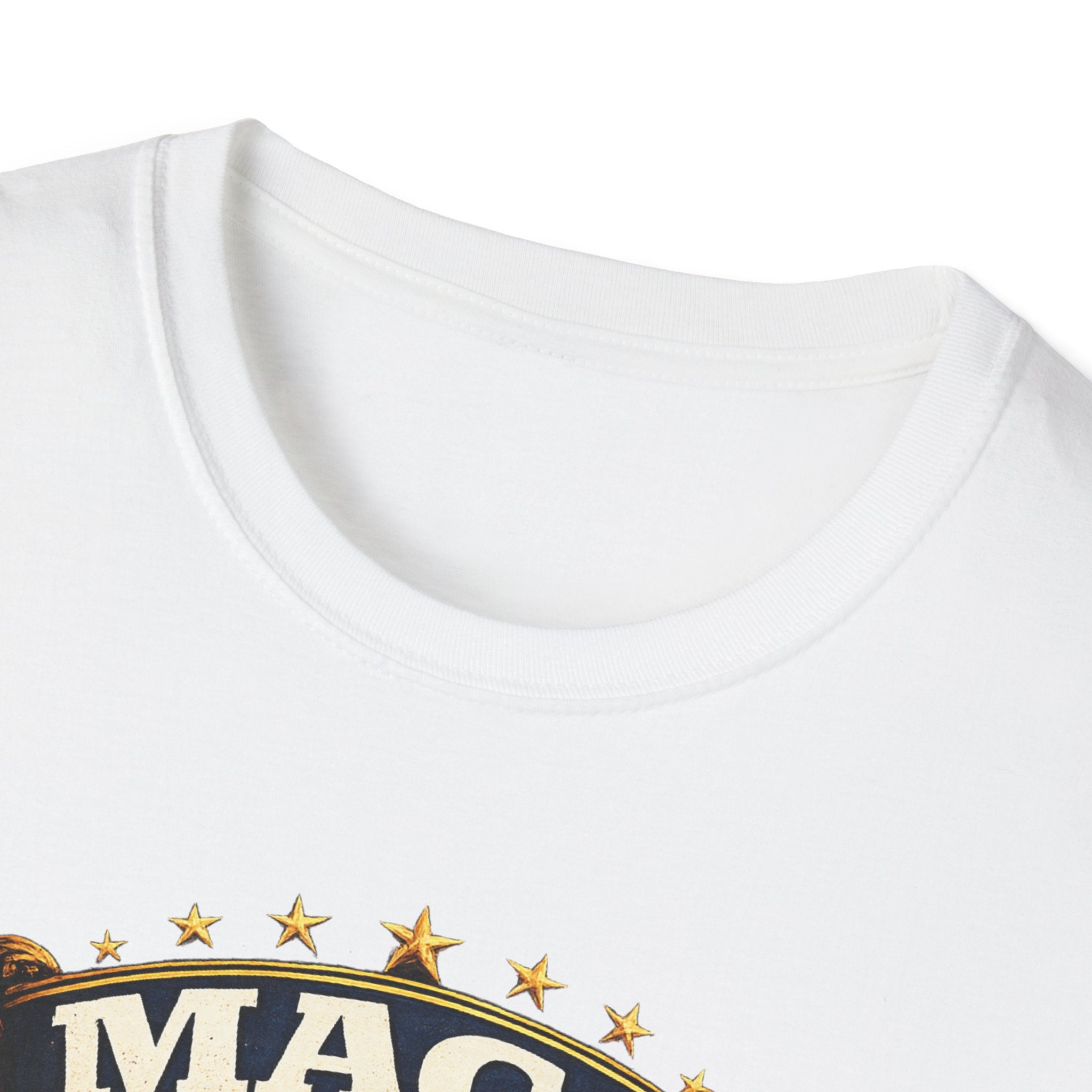 MAGA Patriotic Political T-Shirt — 'MAGA' Flag Emblem Tee