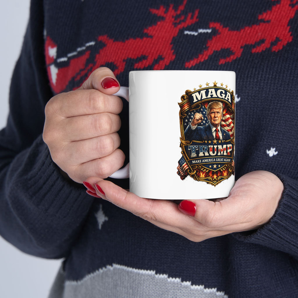 Ceramic Mug - Patriotic MAGA 2026 Campaign Coffee Cup