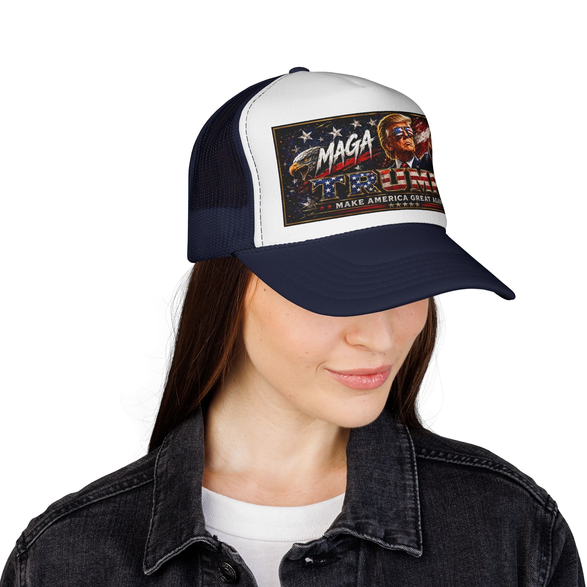 MAGA Trump Trucker Cap – Make America Great Again Mesh Hat